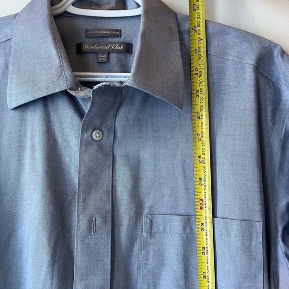 NWOT Boulevard Club dress shirt button up collared office - Picture 7 of 9